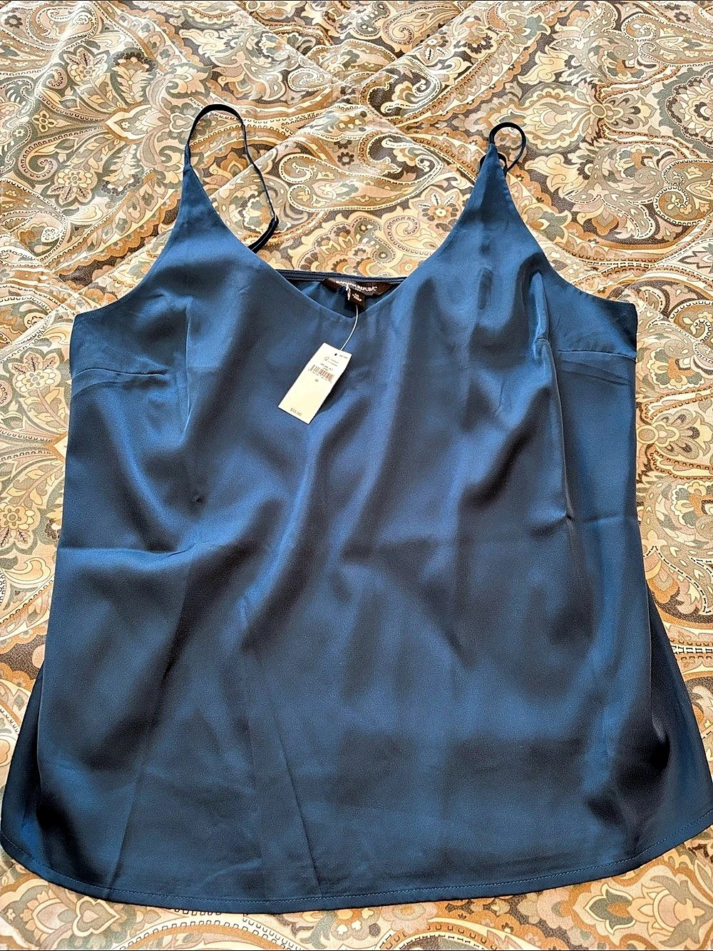 Banana Republic Satin Cami in Blue Size Medium NWT
